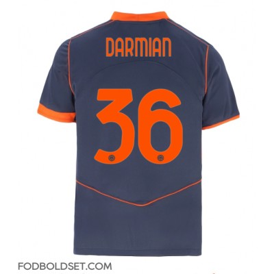 Inter Milan Matteo Darmian #36 Tredjetrøje 2025-26 Kortærmet Inter Milan Matteo Darmian #36 Tredjetrøje 2025-26 Kortærmet